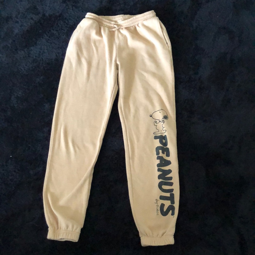 Peanuts Tan Sweatpants